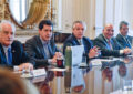 Sergio Massa participó de su primera reunión de gabinete, con presencia de Alberto Fernández