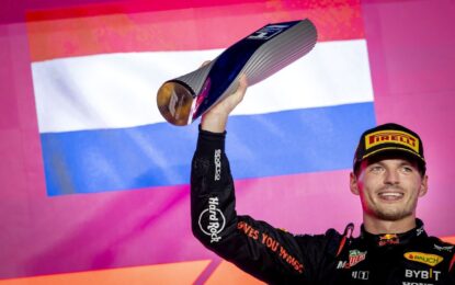 Verstappen ganó el GP de Qatar en la celebración por su tercer título mundial