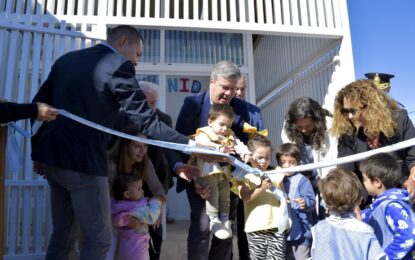 Inauguraron el Centro de Desarrollo Infantil «Cielo Azul» en 25 de Mayo